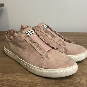 Kate Spade, New York LANCE pink suede, sneakers size 8 1/2 M